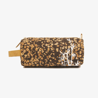 Eco Friendly Coffee Grounds Makeup Bag Portable For Travel