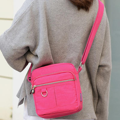 Multi Pocket Crossbody Bag Purse Ladies  Casual Travel Shoulder Handbag