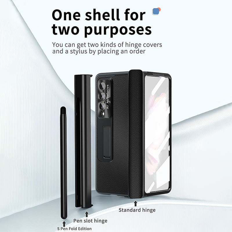 Phone Case For Z Fold 4 Magnetic Hinge Folding Protective Case