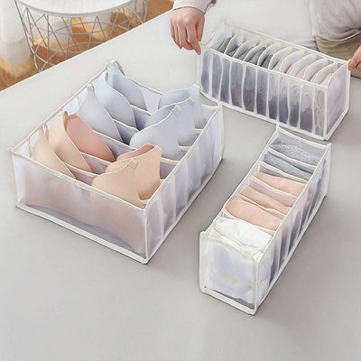 Storage Bag For Underwear Home Daily Gridding Clothes Storage