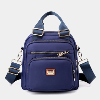 Multi-Pocket Waterproof Crossbody Bag Backpack