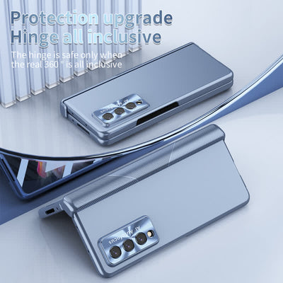 Magnetic Hinge Protection Phone Case for Galaxy Z Fold 3/4/5/6 with S Pen Holder