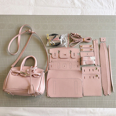 DIY Handbag For Women Birthday Gift Handmade Leather Crossbody Bag