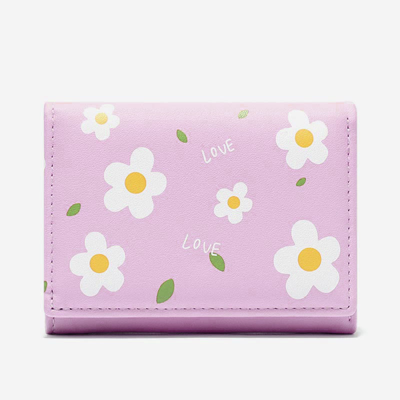 Multifunctional Flower Printing Wallet