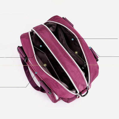 Crossbody Purse for Women Nylon Lightweight Shoulder Bag Travel Shopping Tote