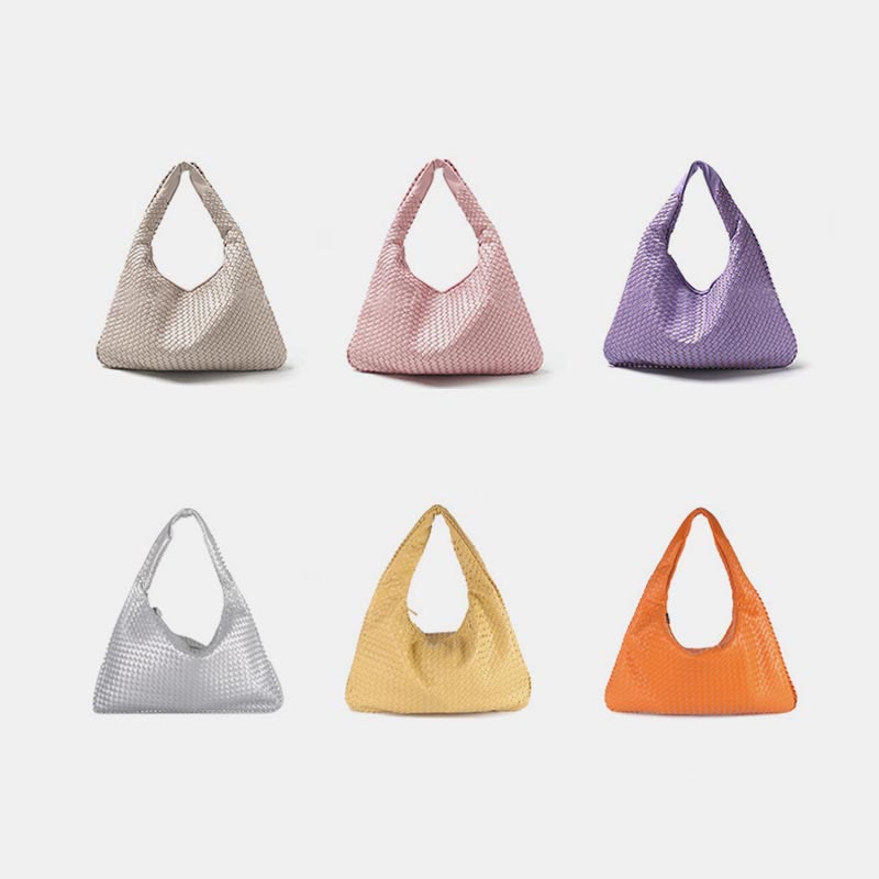 Shoulder Bag For Women Solid Color Large Capacity Minimalist Casual Handbag