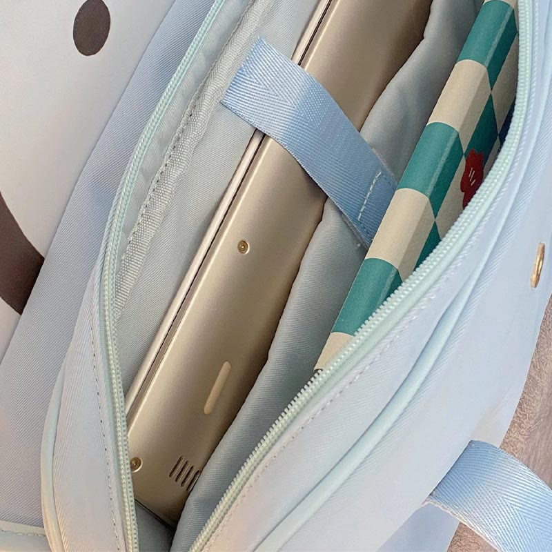 Crossbody Bag for Women Minimalist Plain Color Laptop Handbag