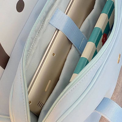Crossbody Bag for Women Minimalist Plain Color Laptop Handbag