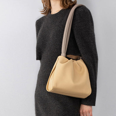 Elegant Crossbody Bag For Women Soft Leather Cloud Pattern Bag
