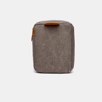 Retro Canvas Storage Makeup Pouch Travel Toiletry Bag for Women Men
