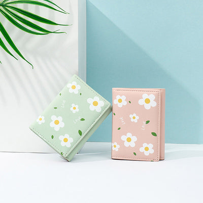 Multifunctional Flower Printing Wallet