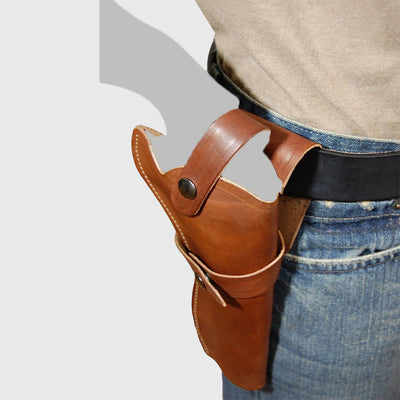Leather Holster For Women Men Outside Waistband Carry Holster