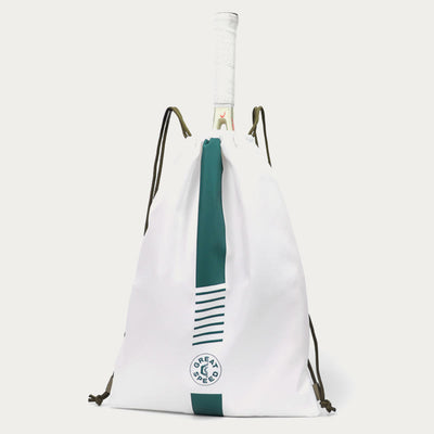 Racket Bag For Outdoor Sports Drawstring Foldable Soft Backpack