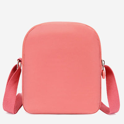 Lightweight Small Solid Color Crossbody Bag Multi-Pocket Cell Phone Purse