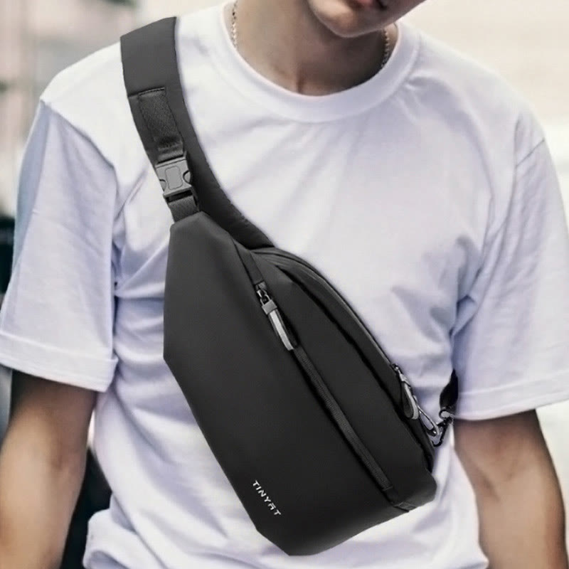 Lightweigh Travel Bag for Men Trendy One-Shoulder Sling Bag Daypack