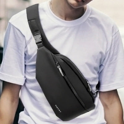 Lightweigh Travel Bag for Men Trendy One-Shoulder Sling Bag Daypack