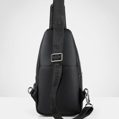 Multipurpose Sling Bag Waterproof Soft Crossbody Backpack with USB Charger Port