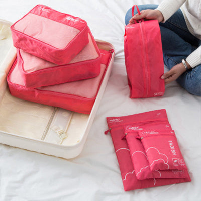 7PCS Travel Storage Bag Luggage Organizer
