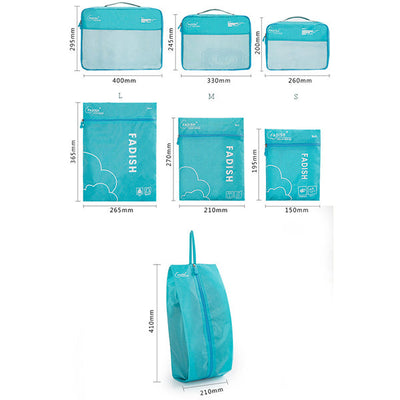 7PCS Travel Storage Bag Luggage Organizer