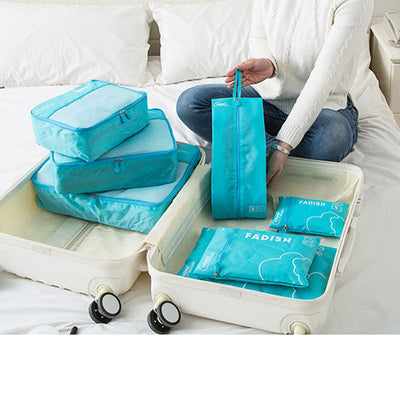 7PCS Travel Storage Bag Luggage Organizer