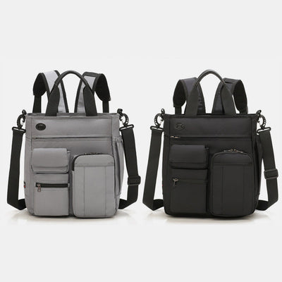 Multifunctional Water-resistant Scalable Handbag-Backpack