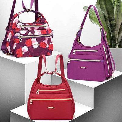 3-Ways Use Water-Resistant Crossbody Bag