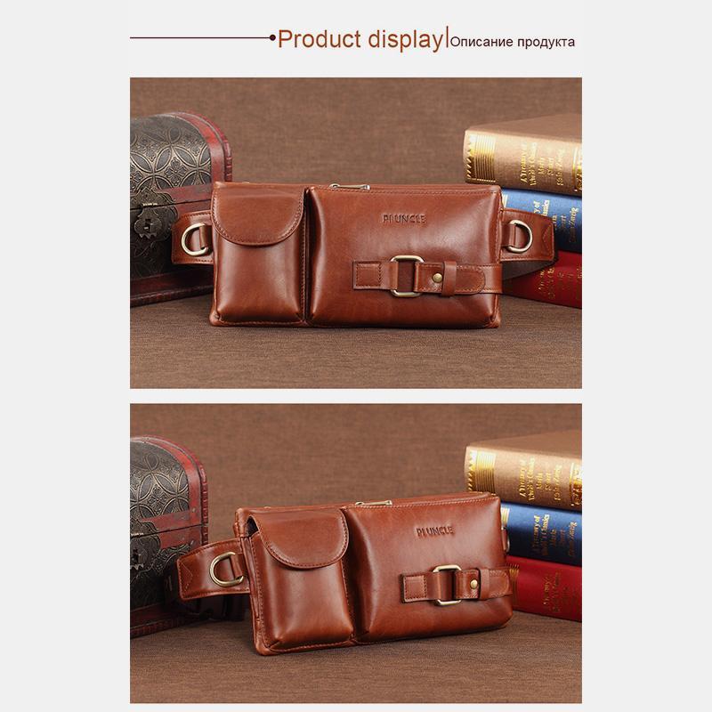 Vintage Multi-Carry Genuine Leather Sling Bag