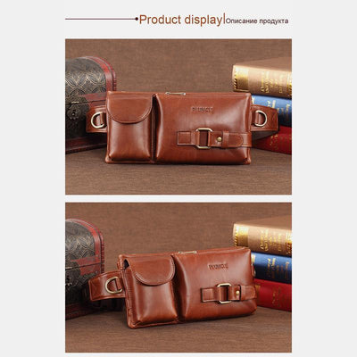 Vintage Multi-Carry Genuine Leather Sling Bag
