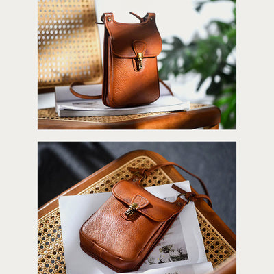 Handmade Crossbody Bag For Women Mini Retro Shopping Phone Bag