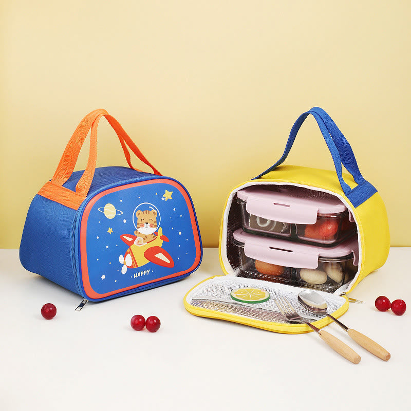 Lunch Bag For Daily Cartoon Animal Printing Cute Thermal Bag