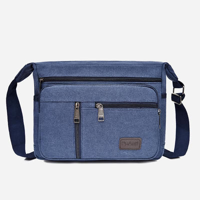 Crossbody Bag For Men Vintage Outdoor Canvas Business Shoulder Bag
