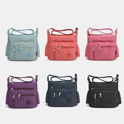 Large Capacity Multi-Pocket Waterproof Lightweight Casual Crossbody Bag