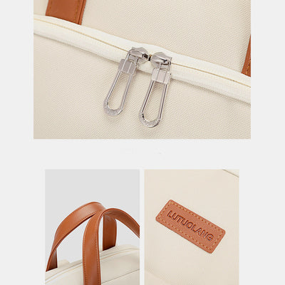 Women Functional Backpack Large Capacity Laptop Backpack with Hand Strap