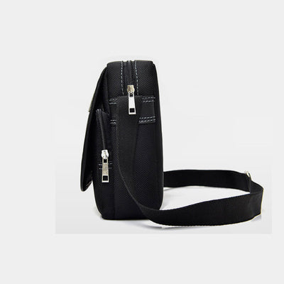 Casual Multi-Pocket Waterproof Messenger Bag