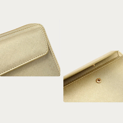 Vegan Leather RFID Blocking Phone Purse for Women Multi-Slot Crossbody Bag