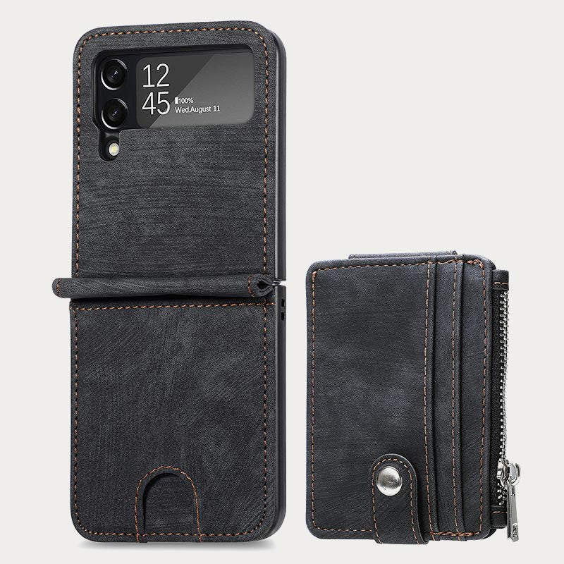 Phone Case For Z Flip 6 / Z Flip 5 2-In-1 Detachable Samll Wallet