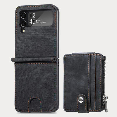 Phone Case For Z Flip 6 / Z Flip 5 2-In-1 Detachable Samll Wallet
