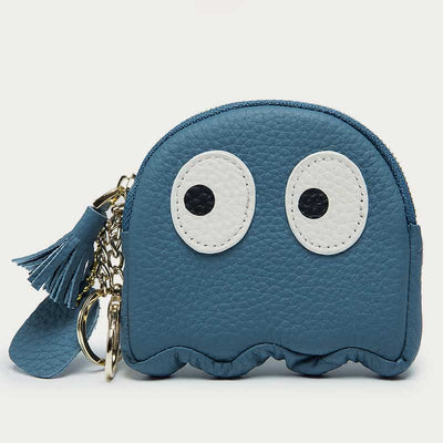 Cute Coin Purse for Women Girls Genuine Leather Change Pouch Wallet