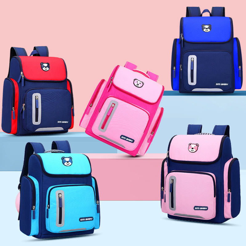 Backpack For Children Load Relief Breathable Reflective Design School Bag