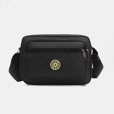 Large Capacity Printing Waterproof Nylon Shoulder Bag Crossbody Bag