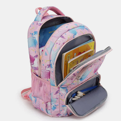 Unicorn Schoolbag Set for Girls Backpack Bookbag Lunch Bag Pencil Case
