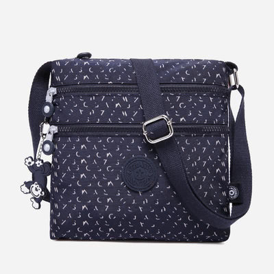 Lightweight Triple Zip Small Crossbody Bag Shoulder Bag for Women