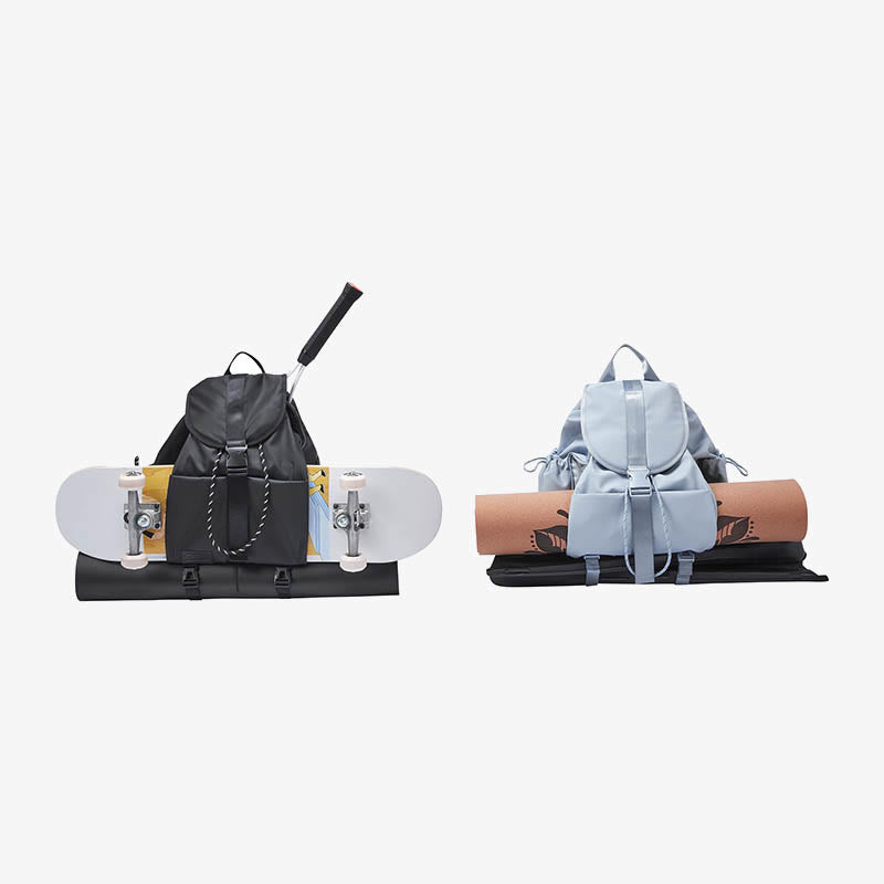 Lightweight Multifunction Sport Backpack Yoga Skateboard Racket Storage Bag Travel Daypack