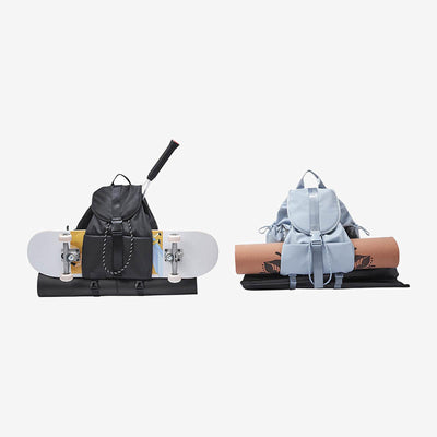 Lightweight Multifunction Sport Backpack Yoga Skateboard Racket Storage Bag Travel Daypack