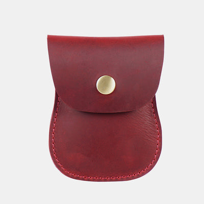 Genuine Leather Coin Purse Pouch Change Purse for Women Men