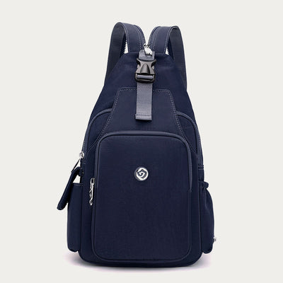 Multifunctional Sling Bag For Women Portable Waterproof Nylon Backpack