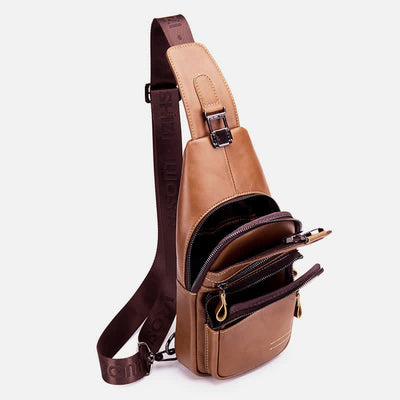 Men's Sling Bag Chest Shoulder Backpack Anti Theft Cross Body Purse