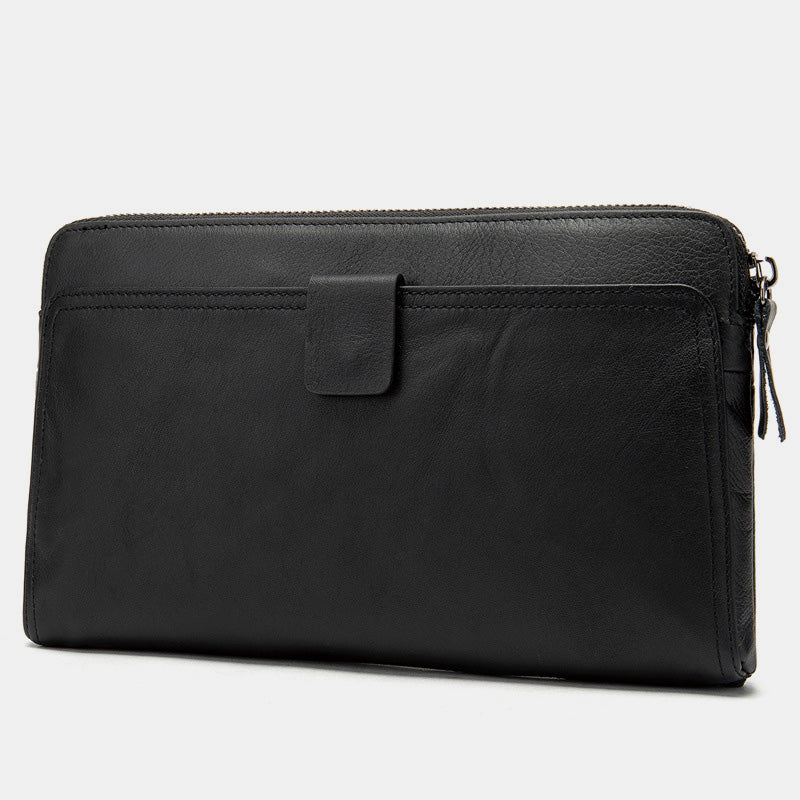 Large Capacity Genuine Leather Business Wallet