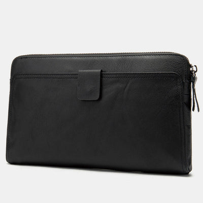 Large Capacity Genuine Leather Business Wallet