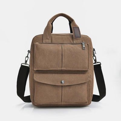 Multi-Carry Large Capacity Canvas Messenger Bag Handbag